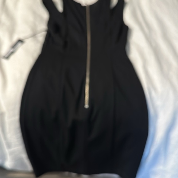 Periphery black Split Dress Canadian made - Picture 2 of 5